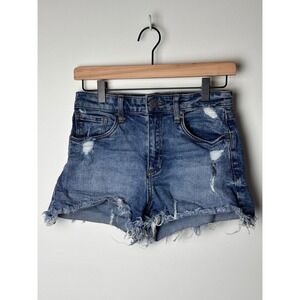 KUT from the Kloth Jane High Rise Distressed‎ Denim Jean Shorts Size 0